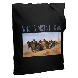 Холщовая сумка Who Is Absent Today