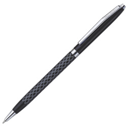 Ручка шариковая Pierre Cardin GAMME. Цвет - черный, печатный рисунок на корпусе. Упаковка Е или E-1