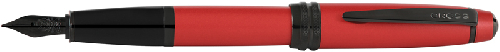Перьевая ручка Cross Bailey Matte Red Lacquer, перо F. Цвет - красный.