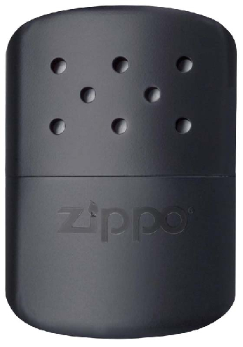 Каталитическая грелка ZIPPO, алюминий с покрытием Black, чёрная, матовая, на 12 ч, 66x13x99 мм