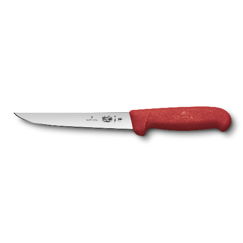 Нож обвалочный VICTORINOX Fibrox с прямым лезвием 15 см, красный