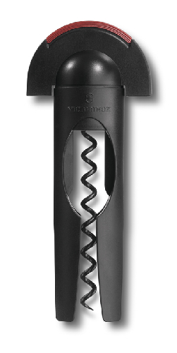 Штопор VICTORINOX с ножом для снятия фольги, сталь с тефлоновым покрытием, чёрный