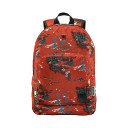 Рюкзак WENGER Crango 16'', кирпичный с рисунком "Альпы", полиэстер 600D, 33x22x46 см, 27 л