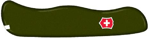 Передняя накладка для ножей VICTORINOX 111 мм, нейлоновая, зелёная