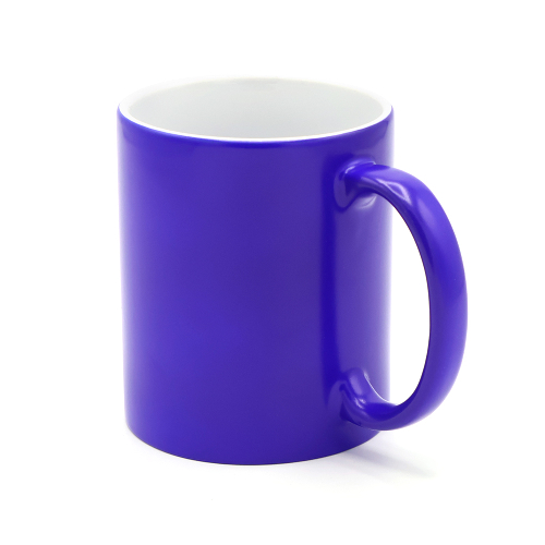 Кружка-хамелеон керамическая Йорк, сублимация, черная