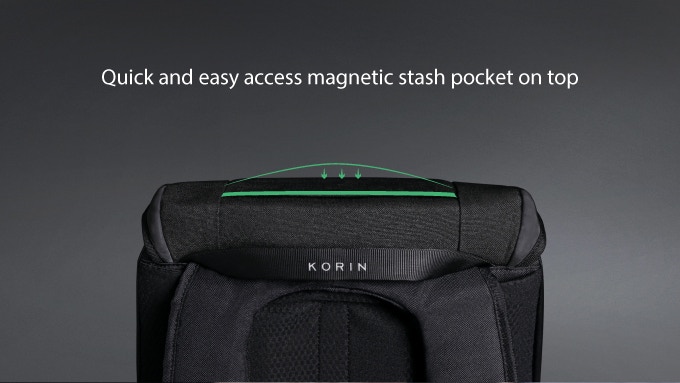 Рюкзак ClickPack X 45х32х15,5 см, с клапаном, черный