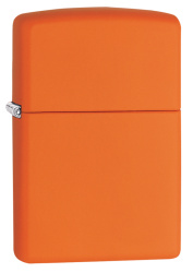 Зажигалка ZIPPO Classic с покрытием Orange Matte, латунь/сталь, оранжевая, матовая, 38x13x57 мм