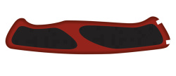 Задняя накладка для ножей VICTORINOX 130 мм, нейлоновая, красно-чёрная