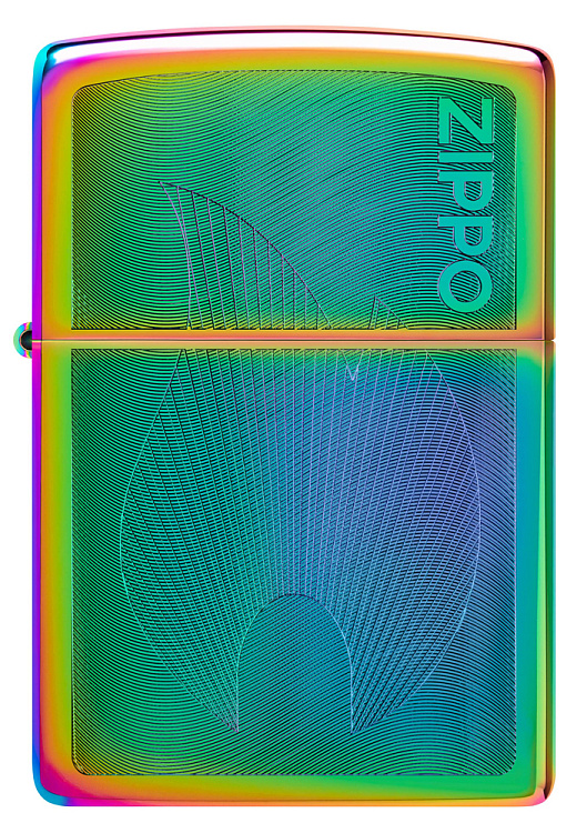 Зажигалка ZIPPO Classic с покрытием Multi Color, латунь/сталь, разноцветная, 38x13x57 мм