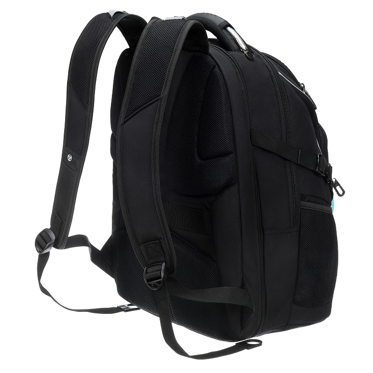Рюкзак TORBER XPLOR с отделением для ноутбука 15", чёрный, полиэстер 900D, 34x22x46 см, 34л