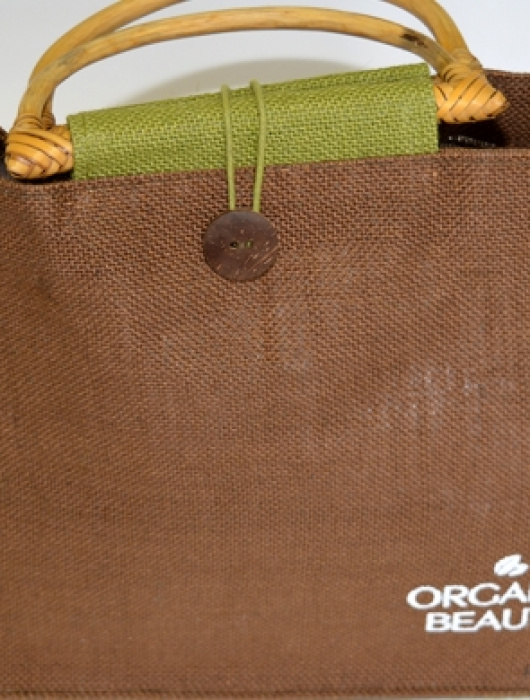Сумка в эко стиле для бренда Organic Beauty