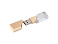 USB 2.0- флешка на 2 Гб кристалл в металле