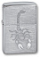 Зажигалка ZIPPO Scorpion, с покрытием Brushed Chrome, латунь/сталь, серебристая, 38x13x57 мм