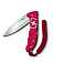 Нож охотника VICTORINOX Evoke Alox 130 мм, 5 функций, с фиксатором лезвия, красный