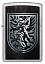 Зажигалка ZIPPO Dragon Design с покрытием Street Chrome, латунь/сталь, серебристая, 38x13x57 мм