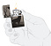Зажигалка ZIPPO Wolves Design с покрытием Black Ice®, латунь/сталь, чёрная, глянцевая, 38x13x57 мм