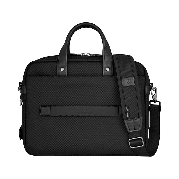 Портфель VICTORINOX Architecture Urban2 Briefcase 15'', черный, полиэстер/кожа, 42x13x31 см, 16 л