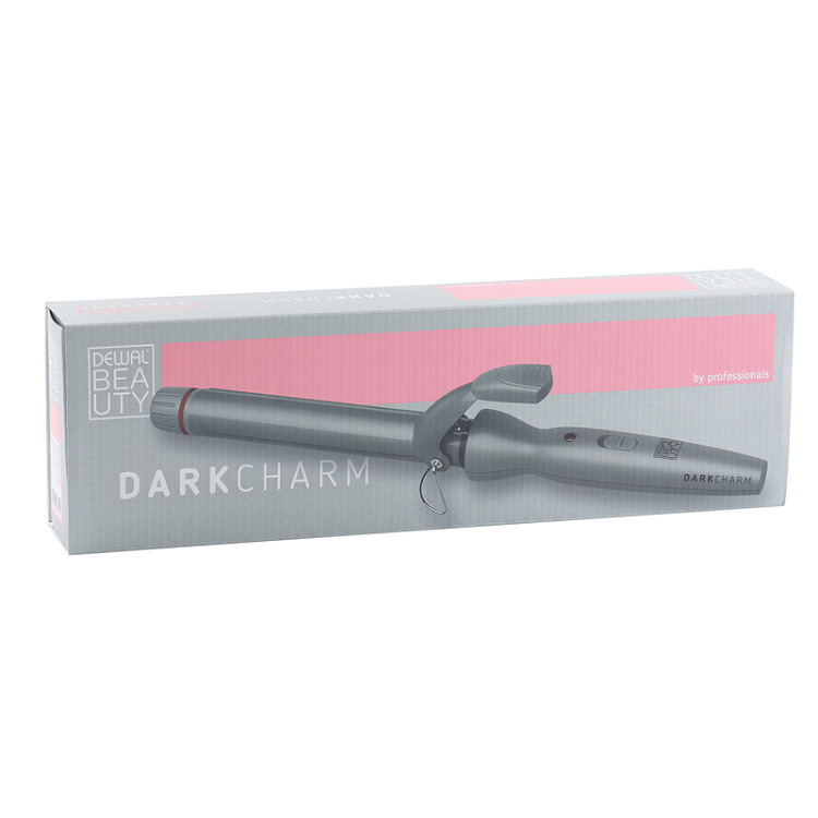 Плойка для волос DEWAL BEAUTY Dark Charm, 19 мм, 40 Вт, серая