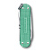 Нож-брелок VICTORINOX Classic SD Alox Colors "Minty Mint", 58 мм, 5 функций, мятный