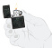 Зажигалка ZIPPO Pattern с покрытием High Polish Black, латунь/сталь, черная, глянцевая, 38x13x57 мм
