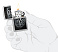 Зажигалка ZIPPO Dragon Design с покрытием Street Chrome, латунь/сталь, серебристая, 38x13x57 мм