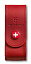 Чехол на ремень VICTORINOX для ножей 91 мм толщиной 2-4 уровня, кожаный, красный