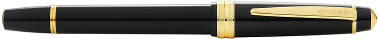 Перьевая ручка Cross Bailey Light Polished Black Resin and Gold Tone, перо F
