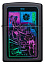 Зажигалка ZIPPO Tarot Card с покрытием Black Matte, латунь/сталь, чёрная, матовая, 38x13x57 мм