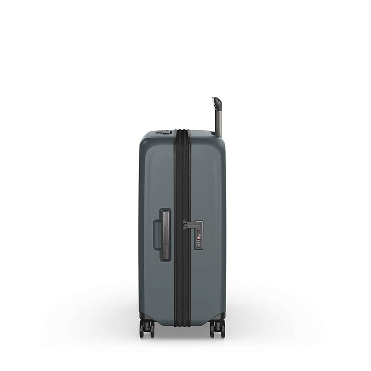 Чемодан VICTORINOX Airox Advanced, серо-синий матовый, 100% поликарбонат Makrolon, 46x29x69 см, 75 л