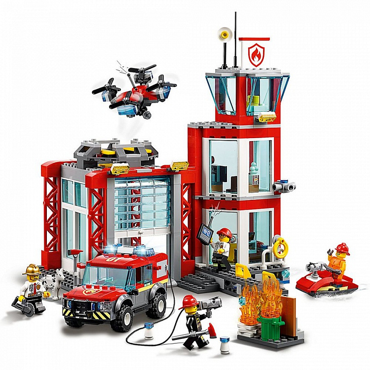 Конструктор «LEGO City. Пожарное депо»