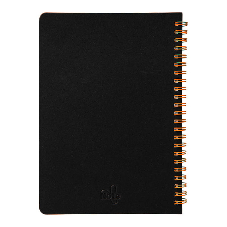 Блокнот на двойной пружине HELIX, 143 х 205 мм, черный, блок в линейку