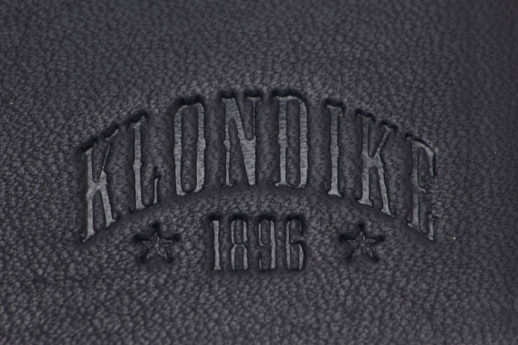 Бумажник KLONDIKE Dawson, натуральная кожа в черном цвете, 12 х 2 х 9,5 см