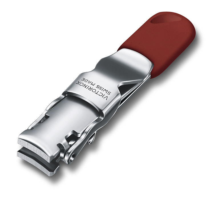 Книпсер VICTORINOX с отверстием для шнурка, сталь, красный, в блистере