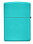 Зажигалка ZIPPO Classic с покрытием Flat Turquoise, латунь/сталь, бирюзовая, глянцевая, 38x13x57 мм
