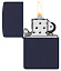 Зажигалка ZIPPO Classic с покрытием Navy Matte, латунь/сталь, синяя, матовая, 38x13x57 мм