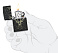 Зажигалка ZIPPO Deer с покрытием Black Matte, латунь/сталь, черная, матовая, 38x13x57 мм