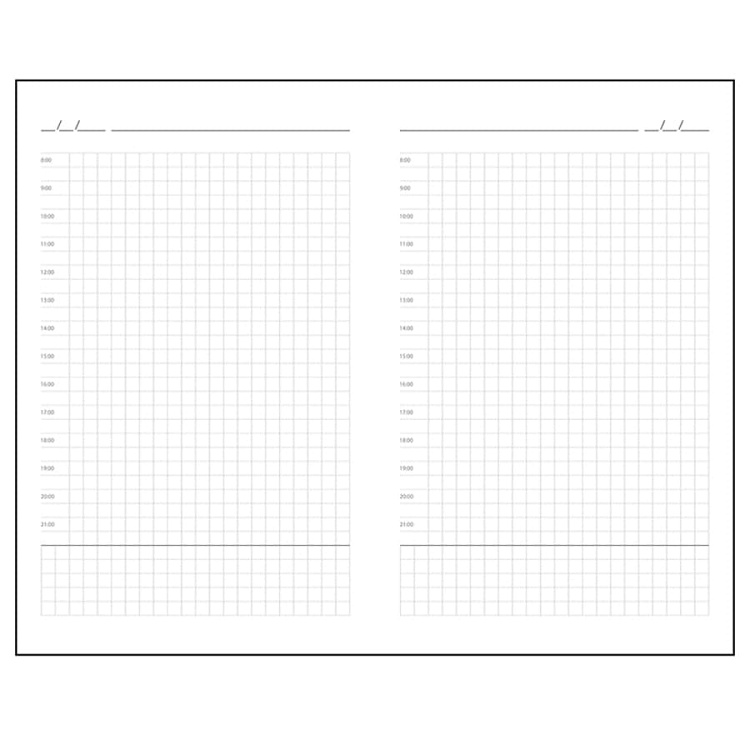 Ежедневник недатированный SIMPLY FLEX, А5,  голубой, кремовый блок, в клетку