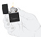 Зажигалка ZIPPO Classic с покрытием Black Matte, латунь/сталь, черная, матовая, 38x13x57 мм