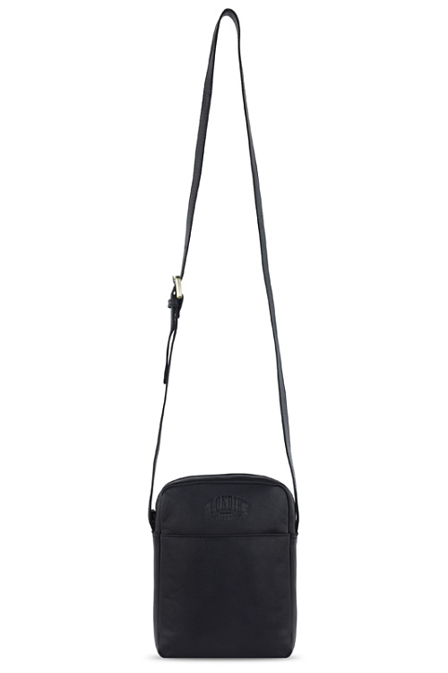 Сумка через плечо KLONDIKE RUSH «Faye», натуральная кожа в черном цвете, 18 х 21 х 4,5 см