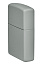 Зажигалка ZIPPO Classic с покрытием Flat Grey, латунь/сталь, серая, глянцевая, 38x13x57 мм