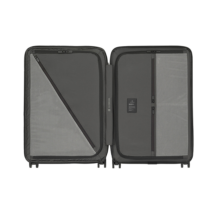 Чемодан VICTORINOX Airox Advanced, серо-синий матовый, 100% поликарбонат Makrolon, 46x29x69 см, 75 л