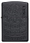 Зажигалка ZIPPO Tone on Tone Design с покрытием Black Matte, латунь/сталь, чёрная, 38x13x57 мм