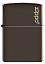 Зажигалка ZIPPO Classic с покрытием Brown Matte, латунь/сталь, коричневая, матовая, 38x13x57 мм