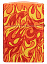 Зажигалка ZIPPO Fire с покрытием 540 Tumbled Brass, латунь/сталь, разноцветная, 38x13x57 мм