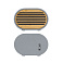 Bluetooth колонка "Stonehenge" 5Вт с беспроводным зарядным устройством, камень/бамбук