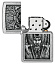 Зажигалка ZIPPO Barbarian Design с покрытием Street Chrome, латунь/сталь, серебристая, 38x13x57 мм