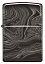 Зажигалка ZIPPO Marble Pattern с покрытием High Polish Black, латунь/сталь, чёрная, 38x13x57 мм