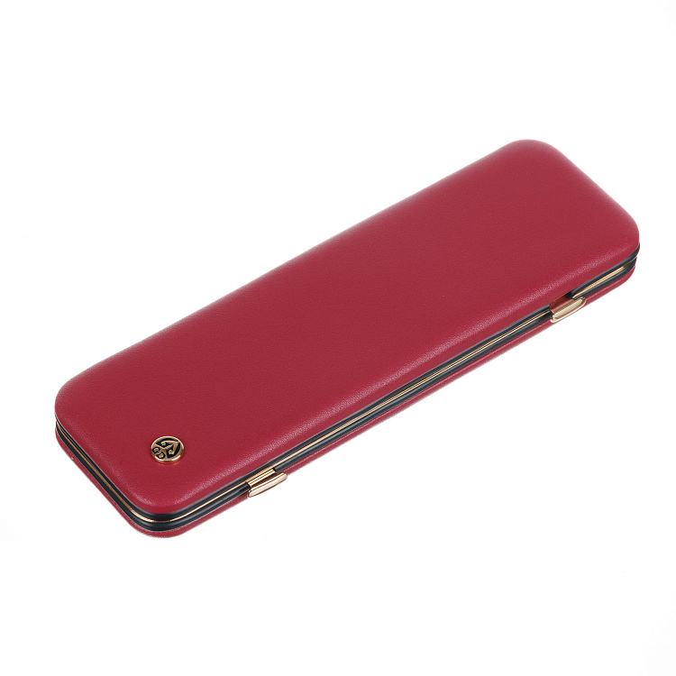 Маникюрный набор GD, 6 пр. Футляр: искусcтвенная кожа, цвет Viva Magenta