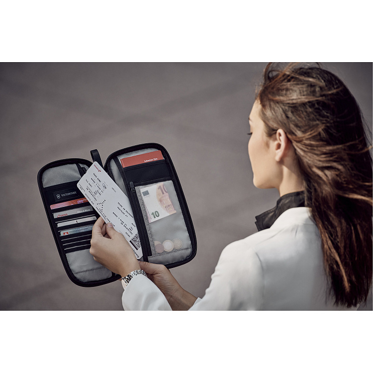 Органайзер VICTORINOX TA 5.0 Travel Organizer с RFID защитой, красный, нейлон, 13x3x26 см