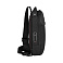 Рюкзак на одно плечо VICTORINOX Architecture Urban2 Sling Bag, черный, полиэстер/кожа, 17x8x28 см, 4 л